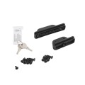 Nationwide Trident 10" Reversible, Adjustable, Lockable Safety Magentic Pool Gate Latch (Black) TRIDENT10-BK (Default)