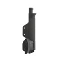 Nationwide Trident 10" Reversible, Adjustable, Lockable Safety Magentic Pool Gate Latch (Black) TRIDENT10-BK (Default)