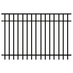 Durables 4' High Parma Picket Fence (Black)
