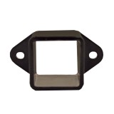 Durables Black Commercial Rail End Bracket - ABAL-CREB