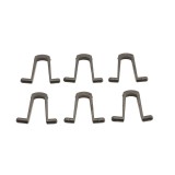 Hudson Ready-Tite® Hidden Fastener Rail Clip For Aluminum Residential Fence Section (Black) - Pack of 6 Clips