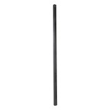 Hudson Black Aluminum Fence Line Post Square 2" x 2" x 6.5' - Line Square Post Residential Aluminum Pool Fence 2" x 2" x 78" Long (0.60" Wall) - D1R54B-LP