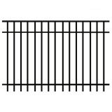 Durables Parma 4' X 6' Aluminum Black Fence Panel
