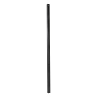 Hudson 4 1/2' High Flat Top and Flat Bottom 3-Rail Residential Aluminum Picket Pool Fence - BOCA Compliant (Black)
