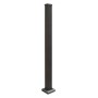 2.5" x 38" Aluminum Post Kit For Sterling Aluminum Residential Pool Railing (Textured Black)