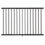 Sterling Flat Top And Flat Bottom 2-Rail Residential 3' High x 6' Wide Aluminum Railing Panel Section (Textured Black) - CBR-B36-A6