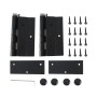 5" Self Closing Aluminum Hinges For Aluminum Fence Pool Gates (Pair) Black