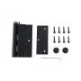 Jerith Residential Self Closing Gate Hinge For Aluminum Fence Gates (Black)