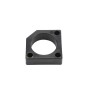 Aluminum Fence Ornamental Fence Bracket 2 1/2" Square to 1 5/8" Round Post (No Dig Aluminum Fence)