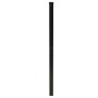  Durables Black 2" x 2" x 7' Blank Post for Aluminum Fencing - LBAL-GTBLANK-2X84